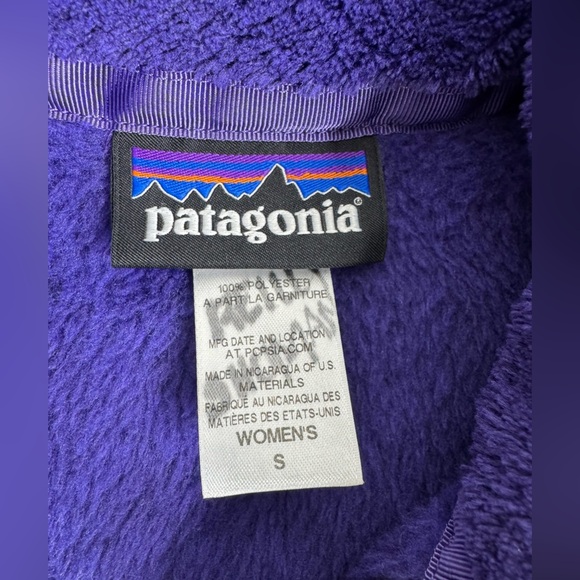 Patagonia Women’s Re-Tool Snap-T Fleece Pullover Purple - Picture 4 of 7